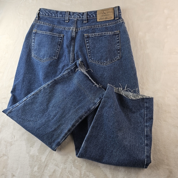 Eddie BauerJeans Women’s 16 Relaxed Fit Denim Jeans retro vintage 100% cotton - Picture 10 of 11
